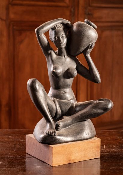 null Riccardo SCARPA (1905-1999)

Woman with a jar

Proof in terracotta with black...