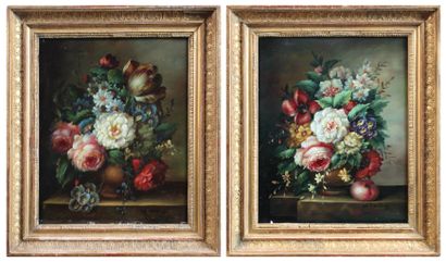 null W. KERLING (School of the XXth century)

Bunch of flowers

Two oils on panels...