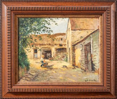 null André HARDY (1887-1986)

Work on the farm

Oil on isorel panel signed

32 x...