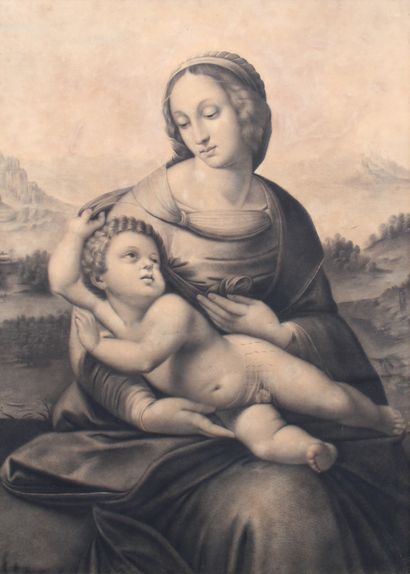 null French school of the 19th century after RAPHAEL

Virgin and Child after the...