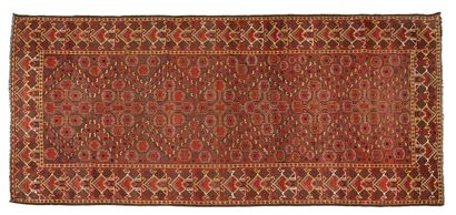 null BECHIR carpet (Central Asia), middle of the 19th century
Dimensions : 370 x...