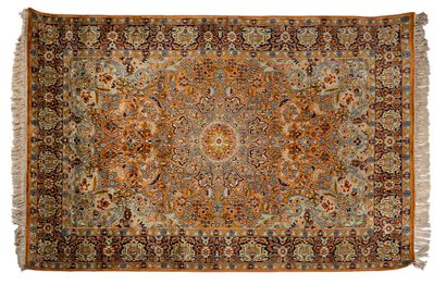 PENJAB silk carpet (India), late 20th century
Dimensions...