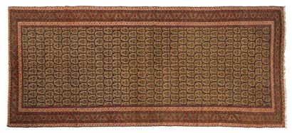 null BAKHEISH carpet (Persia), late 19th century
Dimensions : 400 x 162cm.
Technical...