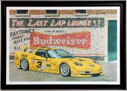 null Dana FORRESTER (Contemporary school)
Racing Corvette
Lithograph signed in the...