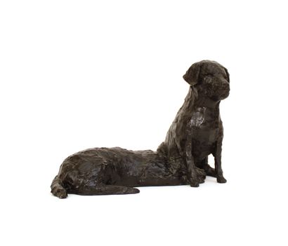 null Arlette DAUCHEZ (born in 1932)
Puppies, 2004
Bronze with brown patina, signed,...
