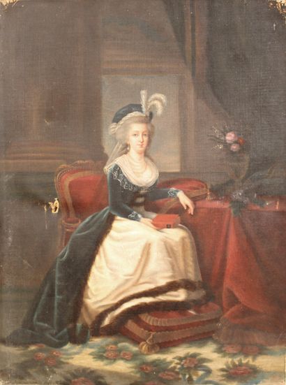 French school of the 19th century
Marie-Antoinette
Oil...
