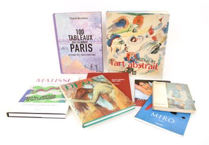 null Set of art catalogs including: 
- Pascal BONAFOUX - 100 Tableaux qui racontent...
