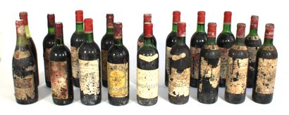 null VARIOUS BURGUNDIES
Eighteen bottles including : 
- 2 B. Château Lary, 1990
-...