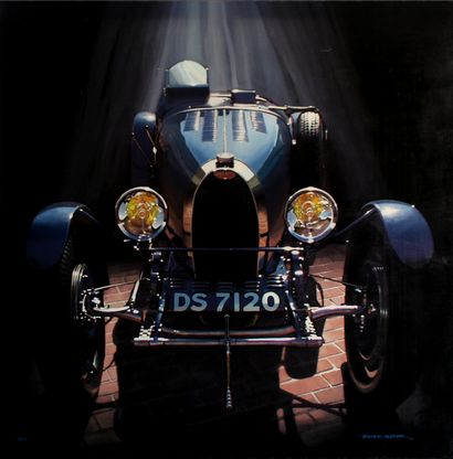 null Roger HECTOR (École contemporaine)
Bugatti 35
Impression sur toile signée et...