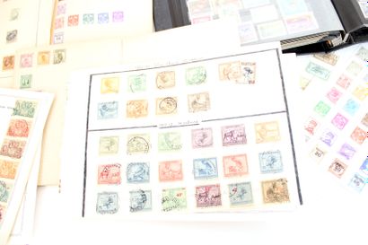 null Collection of postage stamps cancelled and not cancelled various countries including:...