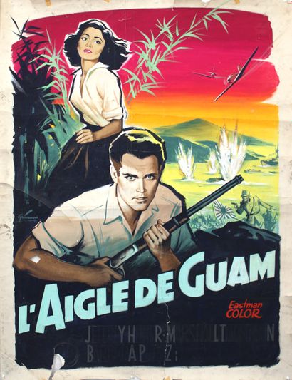 null Boris GRINSSON (1907-1999)
L'aigle de Guam, 1962
Maquette originale avant la...