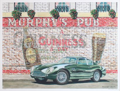 null Dana FORRESTER (Contemporary school)
Aston Martin
Lithograph signed in the plate,...