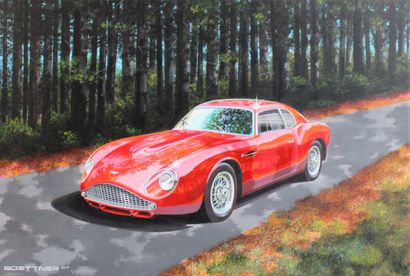 null GOETTNER (Contemporary school)
Aston Martin, 2007
Acrylic on canvas signed and...