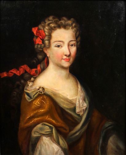 null École française du XIXe siècle
Portrait d'élégante
Huile sur toile
73,5 x 60,5...