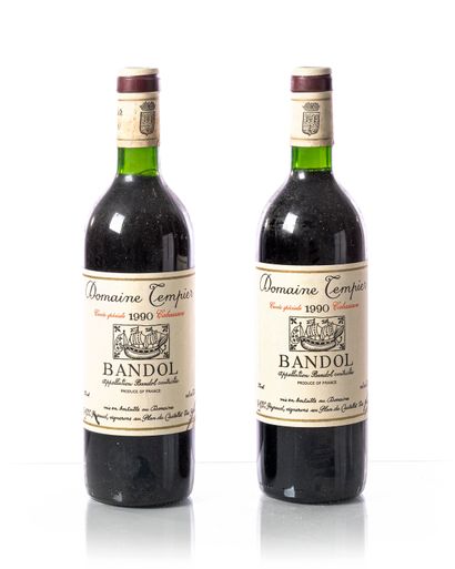 null 2 bouteilles DOMAINE TEMPIER Cuvée Spéciale CABASSAOU
Année : 1990
Appellation...