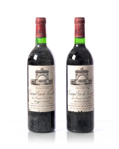 null 2 bouteilles GRAND VIN DE LÉOVILLE DU MARQUIS DE LAS CASES
Année : 1979
Appellation...