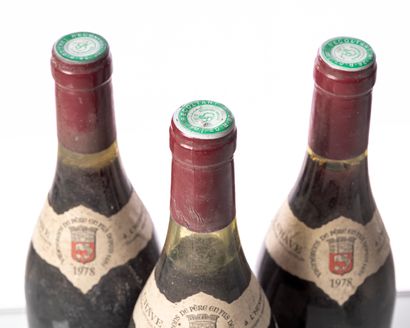 null 3 bouteilles HERMITAGE Domaine Jean-Louis CHAVE
Année : 1978
Appellation : HERMITAGE
Remarques...