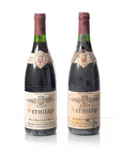 2 bouteilles HERMITAGE Domaine Jean-Louis...