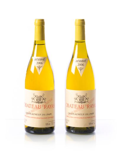 null 2 bouteilles CHÂTEAU RAYAS Réservé Blanc
Année : 2006
Appellation : CHÂTEAUNEUF-DU-PAPE
Remarques...