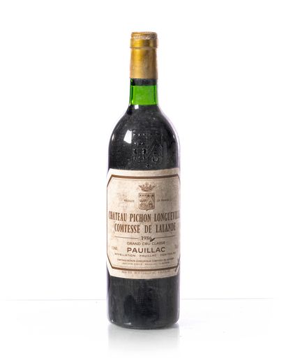 null 1 bouteilles CHÂTEAU PICHON LONGUEVILLE – COMTESSE DE LALANDE
Année : 1986
Appellation...