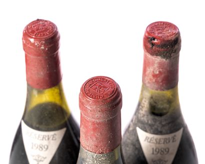 null 3 bottles CHÂTEAU DE FONSALETTE including 2 SYRAH
Year : 1989
Appellation :...