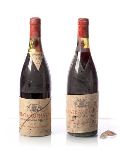 2 bouteilles CHÂTEAU RAYAS
Année : 1978
Appellation...