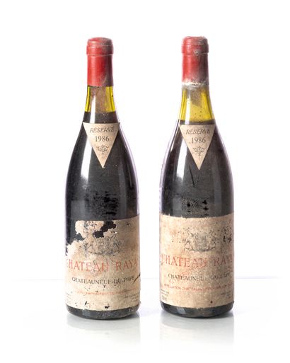 null 2 bouteilles CHÂTEAU RAYAS
Année : 1986
Appellation : CHÂTEAUNEUF-DU-PAPE
Remarques...
