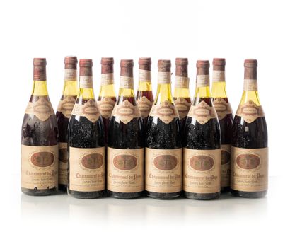 null 11 bouteilles CHÂTEAUNEUF-DU-PAPE Laurent Charles BROTTE
Année : 1978
Appellation...
