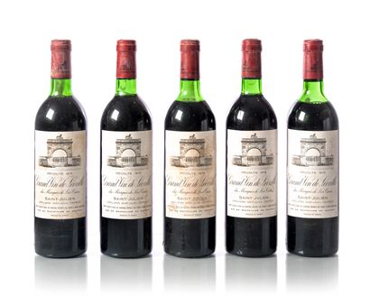 null 5 bouteilles GRAND VIN DE LÉOVILLE DU MARQUIS DE LAS CASES
Année : 1978
Appellation...