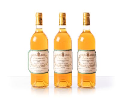 null 3 bouteilles JURANÇON Blanc Liquoreux Domaine GAILLOT
Année : 1996
Appellation...