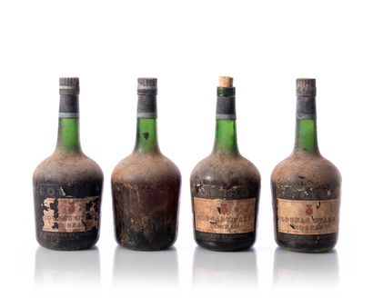 null 4 bottles (40°) COGNAC OTARD Château de COGNAC
Year : NM
Appellation : COGNAC...