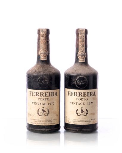 null 2 bouteilles (70 cl. – 20°) PORTO FERREIRA Vintage
Année : 1977
Appellation...