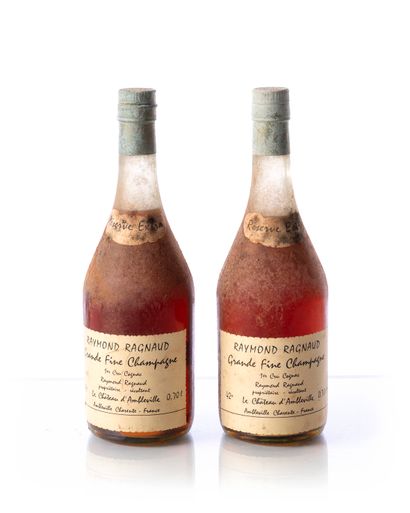 2 bouteilles (70 cl. – 42°) COGNAC Grande...