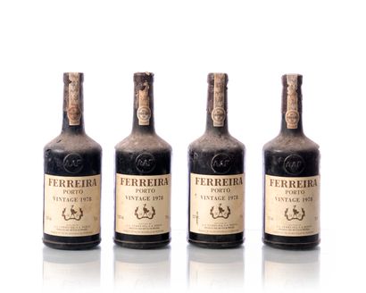 null 4 bouteilles (70 cl. – 20°) PORTO FERREIRA Vintage
Année : 1978
Appellation...