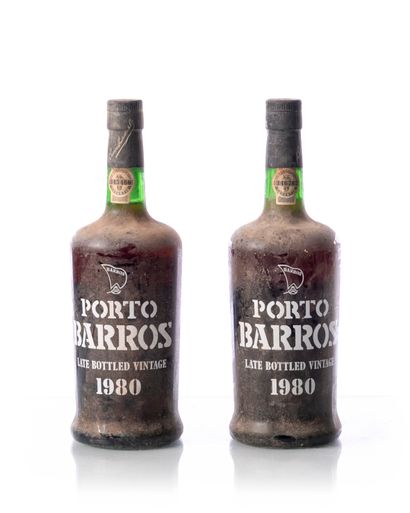 null 2 bouteilles (70 cl. – 20°) PORTO BARROS 
Année : 1980
Appellation : PORTO
Remarques...
