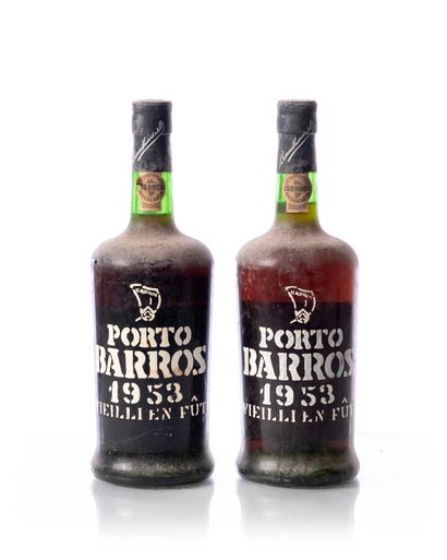 null 2 bouteilles (70 cl. – 20°) PORTO BARROS 
Année : 1953
Appellation : PORTO
Remarques...