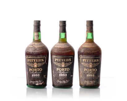 null 3 bouteilles (75 cl. – 20°) PORTO PITTERS 
Année : 1953 (mise en bouteille en...