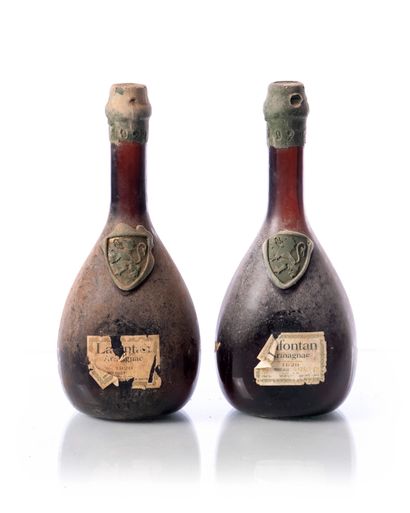 null 2 bouteilles (70 cl. - 42°) ARMAGNAC LAFONTAN
Année : 1929
Appellation : ARMAGNAC...