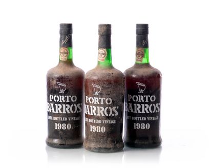 null 3 bouteilles (70 cl. – 20°) PORTO BARROS 
Année : 1980
Appellation : PORTO
Remarques...
