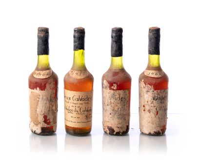 null 4 bouteilles (70 cl - 42°) VIEUX CALVADOS D. DUPONT
Année : 3 de 1965 et 1 de...