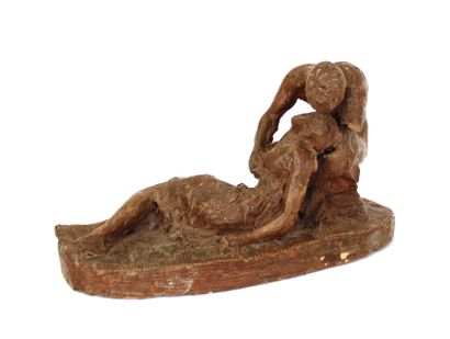 null Jean-Baptiste CARPEAUX (1827-1875)
The death of the lover
Sketch in terracotta...