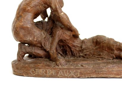 null Jean-Baptiste CARPEAUX (1827-1875)
La mort de l'amante
Esquisse en terre-cuite...