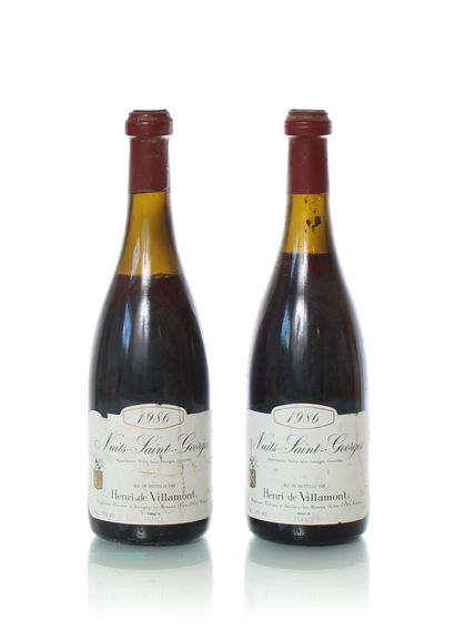 2 bottles NUITS-SAINT-GEORGES Domaine Henri...
