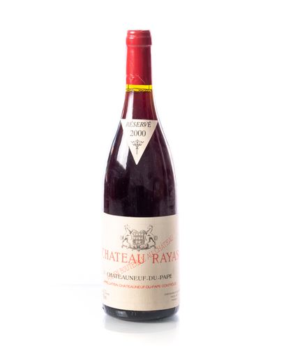 1 bottle CHÂTEAU RAYAS Reserved
Year : 2000
Appellation...