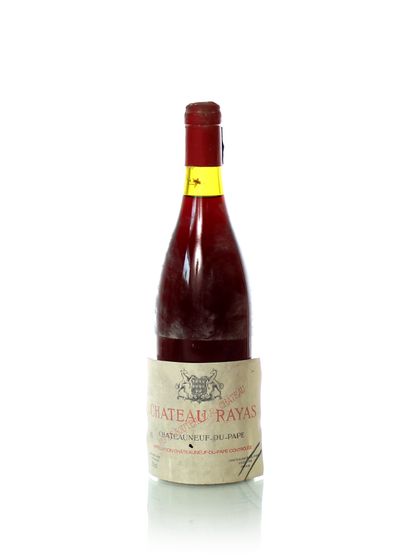 1 bottle CHÂTEAU RAYAS
Year : NM - vintage...