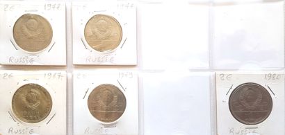 null Set of 30 coins from various countries:
- 1 x 1 double Guernsey 1830 (VG)
-...