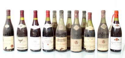 null Twelve bottles of Burgundy : 
- 1 B. Côtes-de-Beaune Village Bouchard père et...