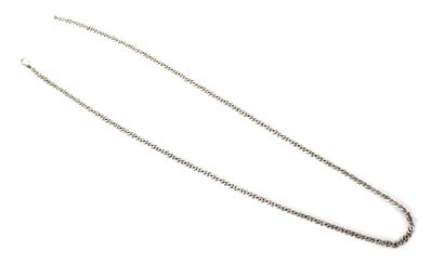 null BUCCELLATI Gianmaria
Long necklace in silver (925 thousandths) with flat forçat...