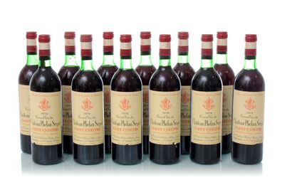null 12 bottles CHÂTEAU PHÉLAN-SÉGUR
Year : 1979
Appellation : SAINT-ESTÈPHE
Remarks:...