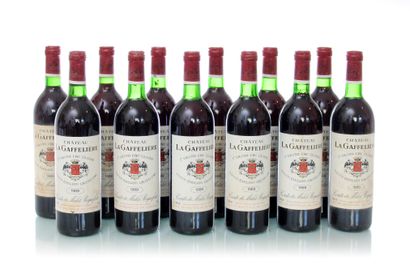 null 12 bottles CHÂTEAU LA GAFFELIÈRE
Year : 1989
Appellation : SAINT-ÉMILION 1er...